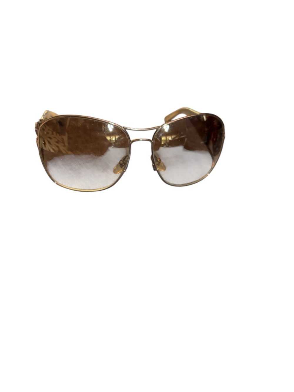 Gucci Hysteria Oversized Gold Logo Sunglasses - Picture 4 of 6